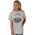thumbnail image 3 of Indiana IN Student Campus Pride Men's Graphic T Shirt Tees Brisco Brands S, 3 of 4