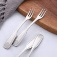 thumbnail image 3 of Soro Essentials- Stainless Steel Seashell Oyster Fork Set of 24- Serving Utensils Serving Flatware Cutlery Kitchen Tableware Buffet Serving Utensils for Home Kitchen and Restaurant, 3 of 5