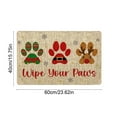 thumbnail image 4 of Meggemo Christmas Outdoor Porch Entrance Mat - Durable Easy-Maintain Design - Decoration Carpet For Christmas Holiday Home Entry, 4 of 7