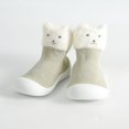 thumbnail image 4 of Dpytoraw Winter Baby Booties Long Tube Thickened Cute Cartoon Bear Pattern Non Slip Sole Infant Toddler Walking Shoes Soft Socks Soft Sole Infant Shoes Size 6.5, 4 of 4
