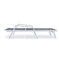 thumbnail image 3 of LeisureMod Marlin Patio Chaise Lounge Chair With Arms Aluminum Frame Black, 3 of 12