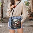 thumbnail image 5 of ZUXONGSY Skull Rose Butterfly Print Shoulder Handbag for Women Casual Crossbody Purse Mini Satchel with Adjustable Wide Strap for Daily Use Shopping, 5 of 7