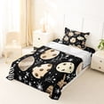 thumbnail image 5 of Erosebridal Cartoon Easter Eggs Twin Sheet Sets,Funny Bunny Rabbit Bedding For Kids Girls 3pcs, 5 of 6