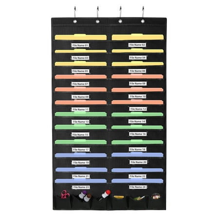 magicfly door hanging file organizer pocket chart wall hanging folder pocket chart