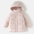 thumbnail image 2 of Krdevn Kids Long Winter Coat Warm Hooded Outerwear for Boys and Girls Insulated Quilted Jacket for Cold Weather,Size:11-12 Years, 2 of 4