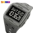 thumbnail image 3 of Square Mens Digital Watch Outdoor Sports Multi-Function Watch LED Waterproof Chronograph Electronic Watches, 3 of 6