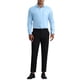 thumbnail image 2 of CAMISAS DE TRAJE PARA HOMBRES INSPIRE CHIC, SÓLIDAS, DE MANGA LARGA, AJUSTE REGULAR, FORMAL, DE NEGOCIOS, CON BOTONES, TALLA XL, AZUL, 2 of 5