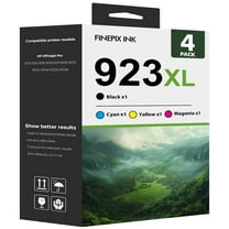 923XL 923e Ink Cartridge with Chip Compatible for HP 923e 923XL Printer Ink for OfficeJet Pro 8130 8135 8120 8122 8124 8125 8132 8134 8135 8138 8139 (4 Pack, Black, Cyan, Magenta, Yellow)