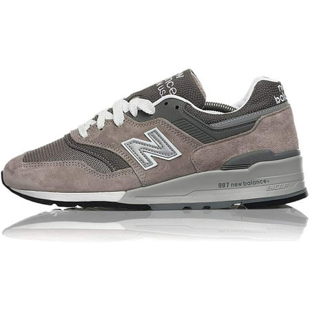 NEW BALANCE Men's 997 Made in USA Running Sneakers, Grey, 6.5
