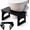 Black, variant on Foldable Toilet Stool, 7 Inch Poop Stool for Bathroom, Bamboo Toilet Stool Squat Adult, Collapsible Squatting Potty Stool with Non-Slip Strip - Improve Squatting Posture and Comfort, Wood