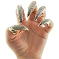 thumbnail image 1 of Paquete de 10 anillos de garra de águila: oro grande * 2 + oro mediano * 6 + oro pequeño * 2 Ormromra WRLF-600-2, 1 of 8