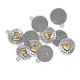 thumbnail image 2 of 20pcs Del Corazón Pabras Colgante de Lo Joyería de DIY Que Hace Los Accesorios Macarena Pendientes encantos, 2 of 8