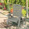 thumbnail image 4 of Patiojoy 2 PCS Patio Chaise Lounge Chair 5-Position Folding Recliner for Beach Poolside Backyard Gray, 4 of 10