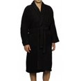 thumbnail image 1 of Superior Coton Égyptien Unisexe Coton Éponge Bain Robe Black Moyen, 1 of 1