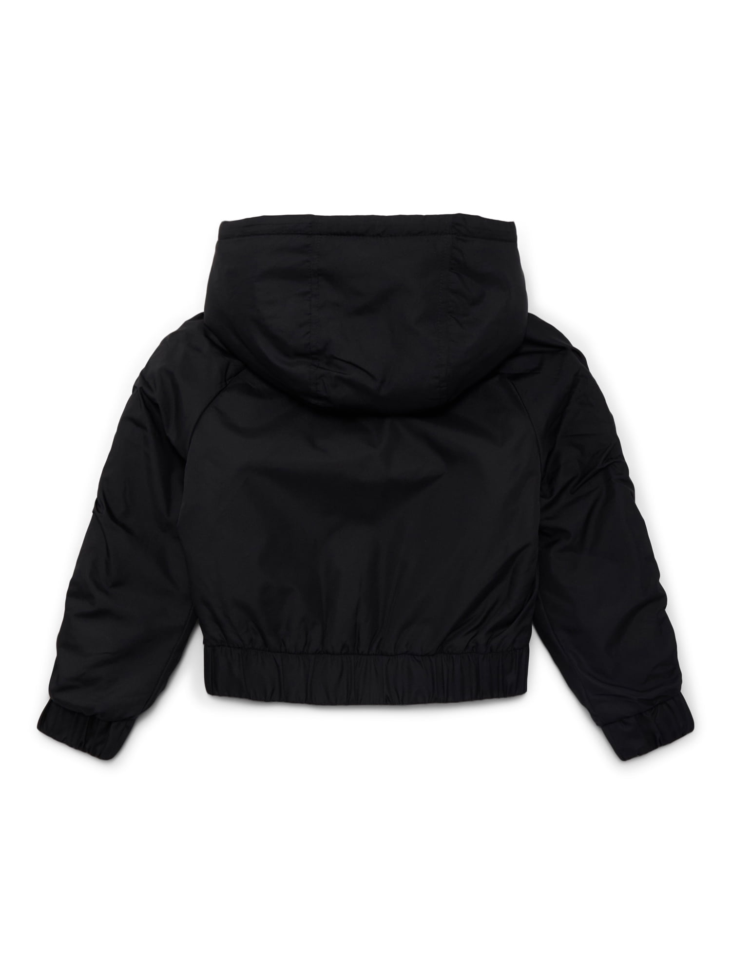 Jessica Simpson Girls Shirred Bomber Jacket with Hood, XS-2XL