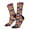2 Black-2, variant on Fox Face Crew Socks for Men & Women, Breathable Casual Athletic Ankle Socks