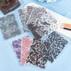 thumbnail image 4 of 2Pcs Embossing Folder Waves Musical Note Plastic Background Embossing Machine Template Vintage Pattern Paper Card Template Stencils for Card Making DIY Scrapbooking Paper Craft Album, 4 of 5