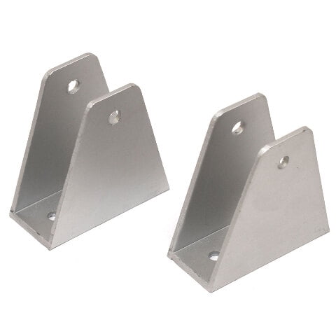 Avalon Pontoon Boat Bimini Brackets | 3 Inch Anodized Aluminum (Pair)