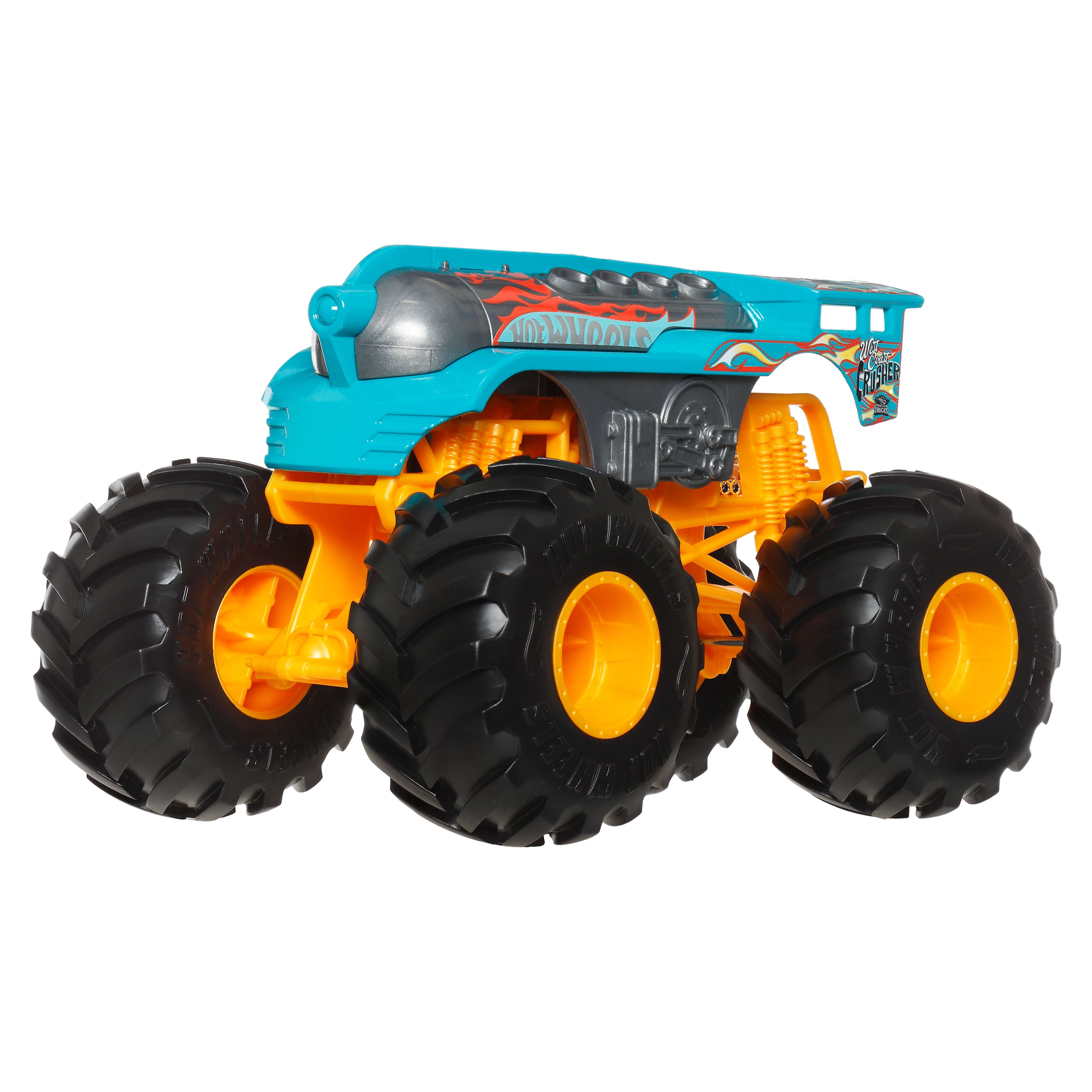 Hot-Wheels-Monster-Trucks,-Oversized-Monster-Truck-in-1:24-Scale