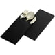 thumbnail image 3 of Paquete de 50 servilletas de papel tipo tela predobladas NEGRAS para cena, boda o fiesta [cubiertos no incluidos], 3 of 5