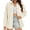 Beige, variant on Women Corduroy Shirts Shacket Jacket Casual Long Sleeve Button Down Blouses Tops