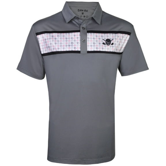 Clubhouse Cool-Stretch Men's Golf Shirt (Charcoal)