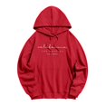 thumbnail image 1 of WZXFASHION Chandail à Capuchon pour Femmes à Manches Longues avec Poche, Imprimé de Lettres « Maff Caff », Liquidation à 50 % de Rabais, Chandail à Fermeture Éclair, 1 of 5