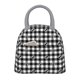 thumbnail image 1 of Balery Black Tartan Plaid Bolsa de Almuerzo para Mujeres, Caja de Almuerzo, Bolsa de Almuerzo Pequeña Impermeable, Tote de Almuerzo Reutilizable con Gran Capacidad, 1 of 6
