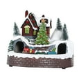 thumbnail image 1 of simhoa Lighted Figurine Music Box Animated Sculpture Christmas Tabletop Xmas Tree, 1 of 8