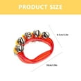 thumbnail image 2 of CIMAXIC Plastic Shaking Bell 6pcs Christmas Hand Shaking Bells Musical Instrument Percussion Hand Bells Bracelets,3.94"X3.35"X1.57", 2 of 5