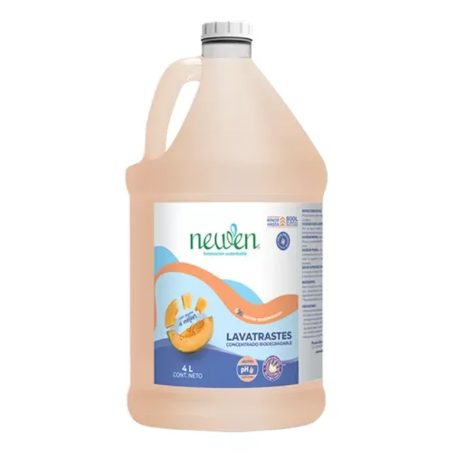 Newen Lavatrastes Concentrado Biodegradable Aroma Melón 4 L