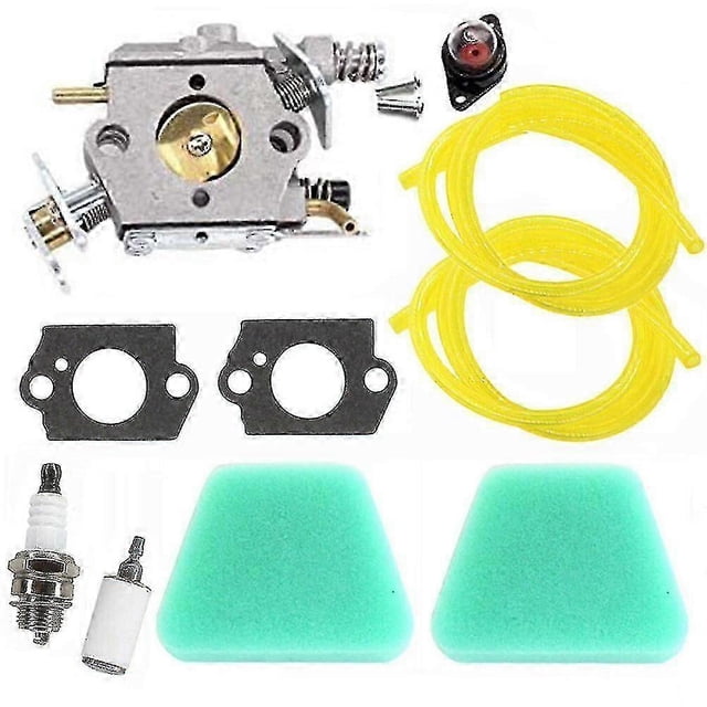 Chainsaw Carburetor For Partner 350 351 370 390 420 Mcculloch 333 335 338 Poulan 050 2055 2115 Primer Pump Spark Plug Carb Kit