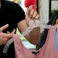 thumbnail image 6 of Clothes Hangers Plastic Set of 25 Pack Heavy Duty Hanger Dresses, T-Shirts Shirt Dress Blouse Hangers for Closet Organization Crystal Hangers Women and Men Coat Hanger, 6 of 7