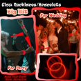 thumbnail image 4 of Glow Sticks Xiawalangzhuo, 8 pulgadas, paquete de 100 recuerdos rojos para fiestas, 4 of 7