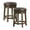 Brown, variant on Lexicon Whitby 25 Inch Counter Height Round Swivel Seat Stool, Black (2 Pack)