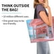 thumbnail image 2 of Balery Pastel Pink Beach Cafe Bolsa Tote Estilo Estético con Cremalleras, Bolsa de Hombro, Bolsa de Compras Grande y Plegable, 2 of 8