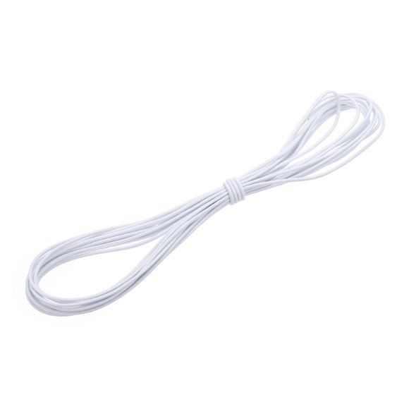 Uxcell 1/8" x 25' Bungee Shock Cord, Elastic Cord Polyester Kayak Stretch String Rope for Tie Down Kayak, White