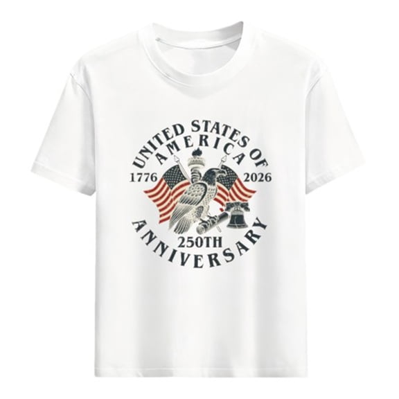 United States of America Anniversary Shirt, Patriotic Anniversary USA Tshirt, American Flag Faith-Freedom T-Shirt, Patriotic Shirt Independence Day Tee 1776-2026