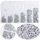 thumbnail image 1 of Fiudx Piedras de Cristal para Uñas, Varios Tamaños, Base Plana, Brillantes, para Decoración de Uñas, Fácil Aplicación para Manualidades, Proyectos de Bricolaje, Ocasiones Especiales, Acabado Glamuros, 1 of 3