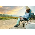 thumbnail image 5 of Camping Directors Chair, Heavy Duty, Oversized Portable Folding Chair with Side Table Blue, 5 of 10