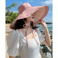 thumbnail image 3 of YooGuoGuo Super Wide Brim Women Sun Hat Cotton Floppy Packable Reversible Wired Edge Hats UV Protection Summer Beach Travel Garden, 3 of 6
