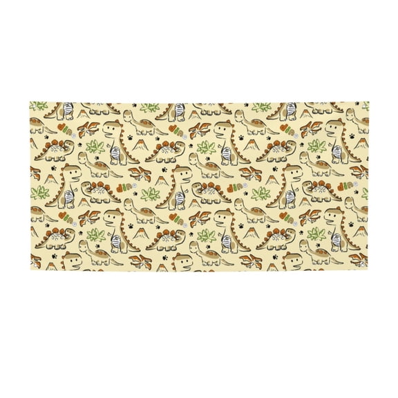 Picia Cartoon Dinosaurs Pattern Party Banner, Festive Decoration, Holiday Banner, Celebration Decor, Event Banner, Reusable Party Banner-Small
