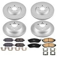 thumbnail image 2 of PowerStop Front and Rear Geomet Coated Brake Rotor and Pad Kit Fits: INFINITI Select Models CRK8061, 2 of 5