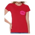 thumbnail image 1 of Awkward Styles Pocket Neon Lips Shirt 80s Themed Lip Tshirt 80s Accessories 80s Rock T Shirt 80s T Shirt Retro Vintage Pink 80s Costume 80s Clothes for Women 80s Outfit 80s Party Girl, 1 of 4