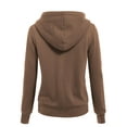 thumbnail image 4 of MixMatchy Women's Long Sleeve Zip Up Cozy Hoodie Jacket, 4 of 5