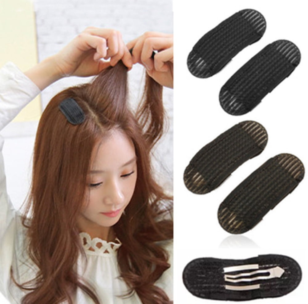 4Pcs Hair Clips Sponge Bump It Up Volume Base Hair Inserts Invisible