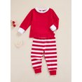 thumbnail image 4 of Gupgi Pyjamas à la Mode pour Enfants, Hauts à Manches Longues Pantalons à Taille Élastique, 4 of 9