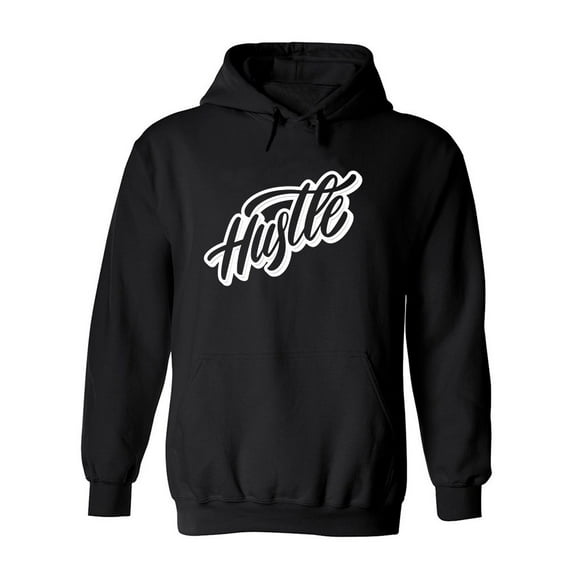 Hustle! Hoodie Men -Image by Shutterstock, Male Small