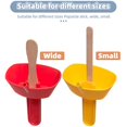 thumbnail image 4 of Estante para paletas a prueba de goteo, soporte para hielo sin goteo, sin enredos, con pajita para helado para niños, nuevo, 4 of 4