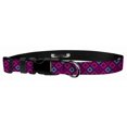 thumbnail image 1 of Moose Pet Wear Dog Collar - Patterned Adjustable Pet Collars, Made in The USA - 3/4 Inch Wide, Medium, Dainty Diamond, 1 of 4
